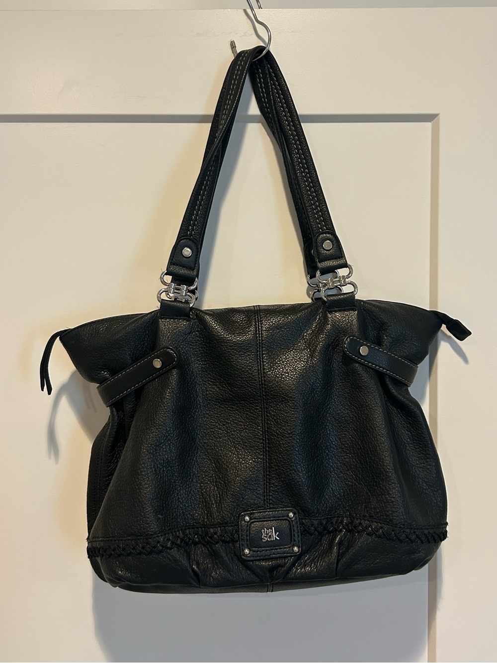 The Sak Torrance Leather Shoulder Tote Handbag